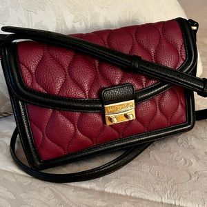 Vera Bradley Quilted Tess Leather Crossbody Bag